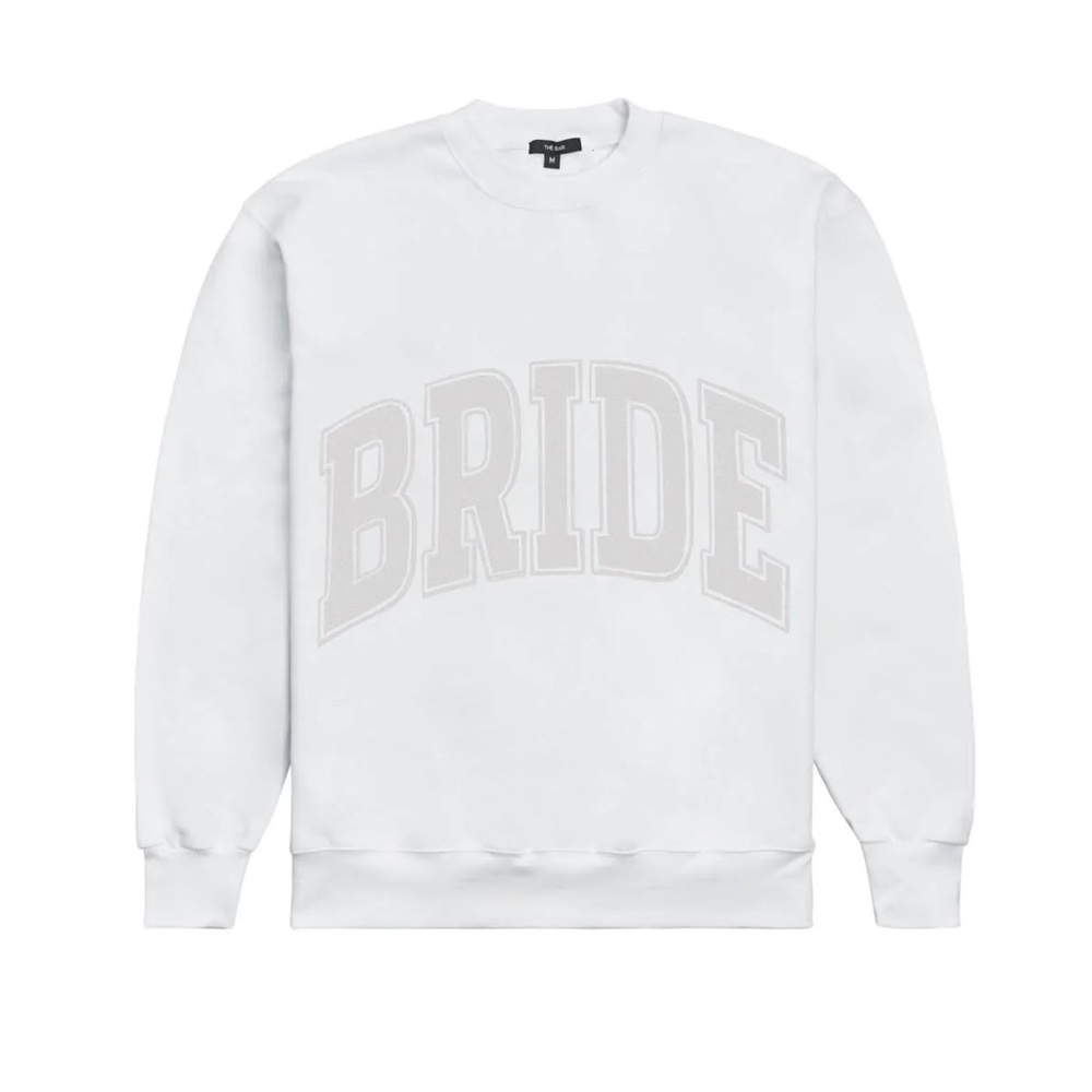 The Bar sweatshirt “Bride” in white